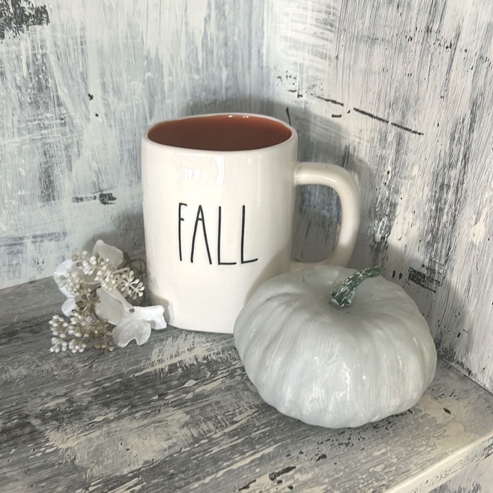 Rae Dunn FALL Y’ALL double sided burnt orange interior mug